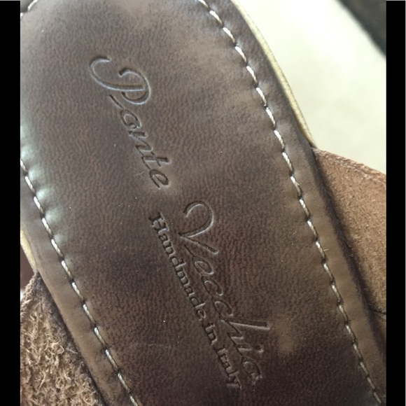 PONTE VECCHIO HANDMADE IN ITALY SANDALS  SIZE 39/8 - Picture 6 of 7